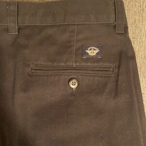 Dockers, Pleated Fit No Wrinkle Khakis. Classic Fit. W 38” L 29. Black. New.